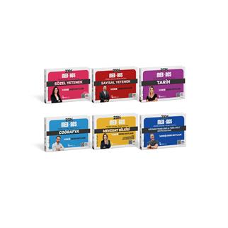 2026 MEB-AGS Sözel Yetenek-Sayısal Yetenek- Mevzuat-Tarih-Coğrafya- Eğitimin Temelleri (Ömer EKİCİ) Video Ders Notları 6 Lı Set