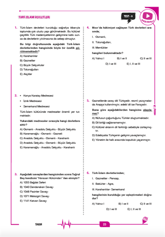 2026 MEB-AGS Sözel Yetenek-Sayısal Yetenek- Mevzuat-Tarih-Coğrafya- Eğitimin Temelleri (Ömer Ekici) Soru Bankası 6 Lı Set
