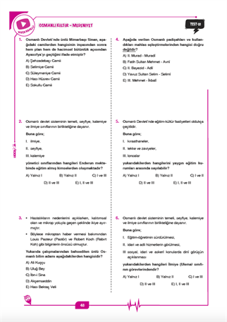 2026 MEB – AGS Tarih Tamamı Çözümlü Soru Bankası