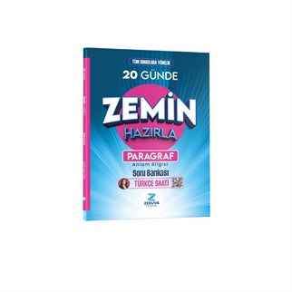 2026 Türkçe Saati– Zemin Hazırla Paragraf – Anlam Bilgisi Soru Bankası 
