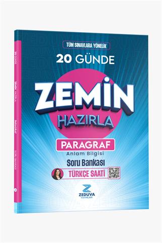 2026 Türkçe Saati– Zemin Hazırla Paragraf – Anlam Bilgisi Soru Bankası 