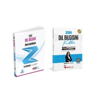 2026 TYT Dil Bilgisi Soru Bankası -  Dil Bilgisini Kafala Tamamı Çözümlü Soru Bankası  2 Li Set