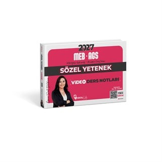 2027 MEB-AGS Sözel Yetenek Video Ders Notları