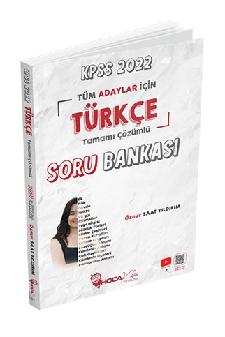 Öznur Saat Yıldırım Tamamı Çözümlü Soru Bankası Hoca Kafası Yayınları