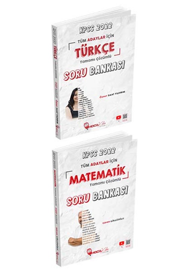 2022 kpss hoca kafası yayınları türkçe matematik soru bankası 2 li set