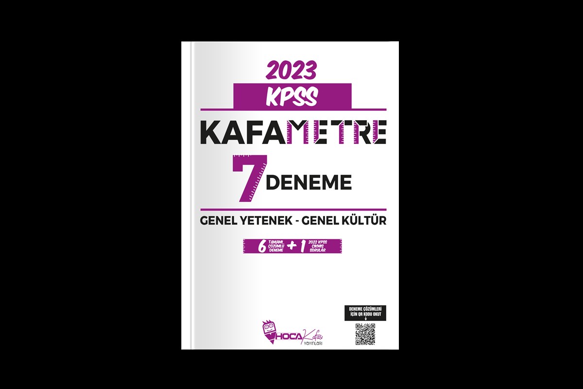 2023 KPSS Genel Yetenek-Genel Kültür Kafametre Tamamı Çözümlü 7 Fasikül Deneme