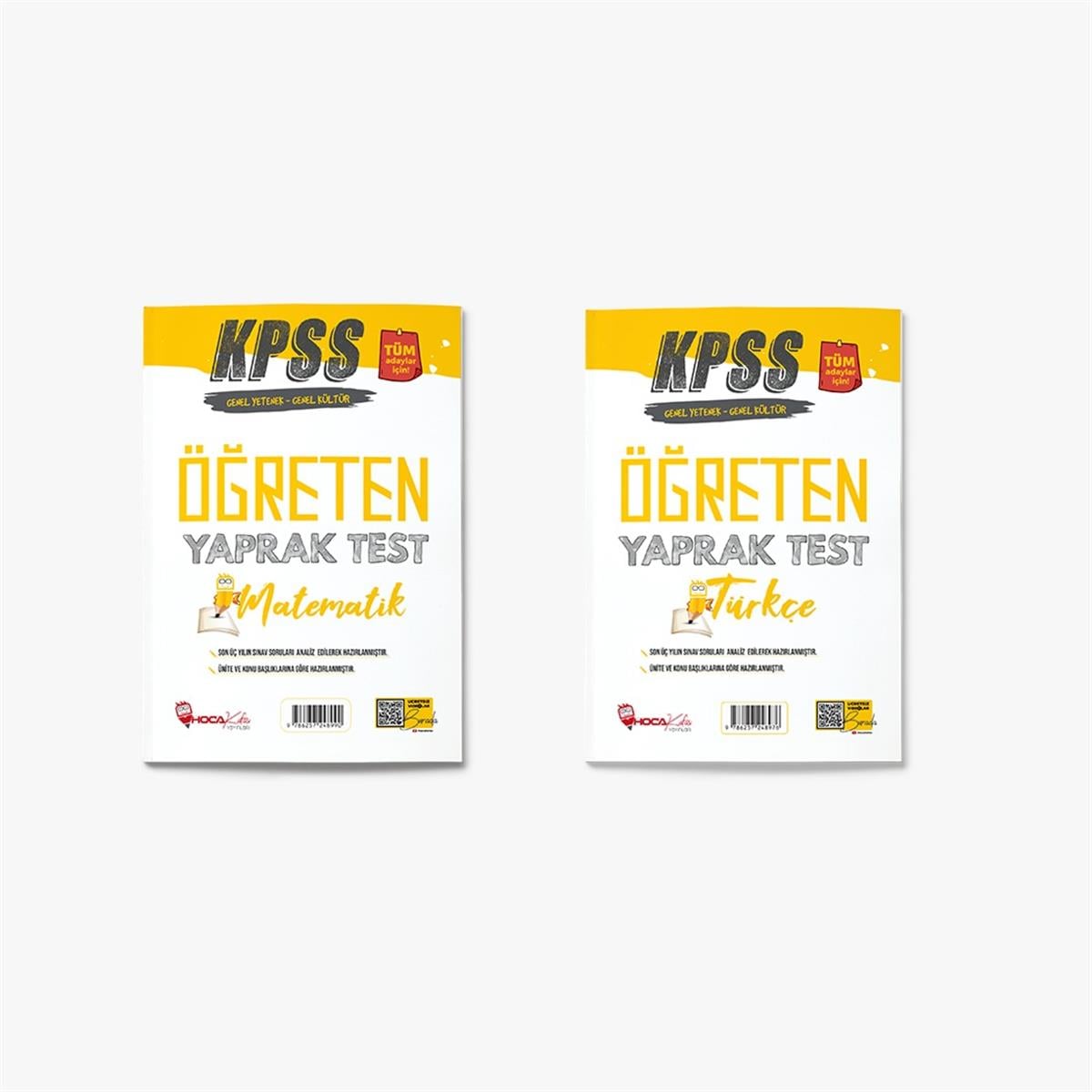 2024 KPS GY-GK Türkçe -Matematik Yaprak Test 2 li Set