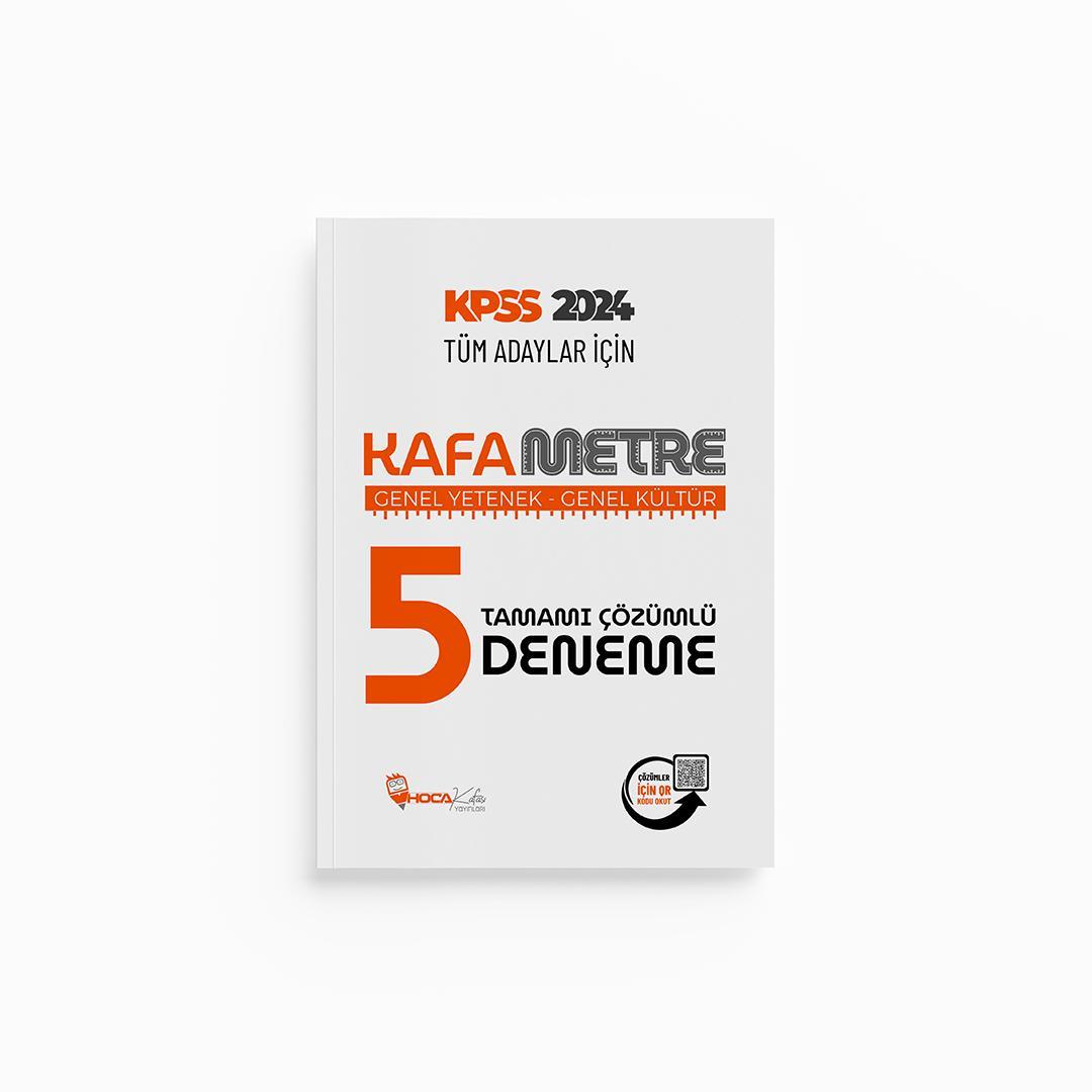 2024 KPSS GY-GK Kafametre 5 Deneme (Tamamı QR Kod Çözümlü)