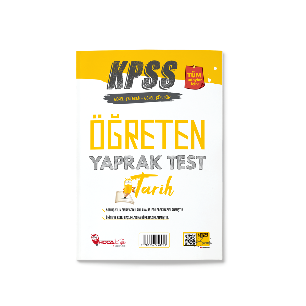 2024 KPSS GY-GK Öğreten Tarih Yaprak Test
