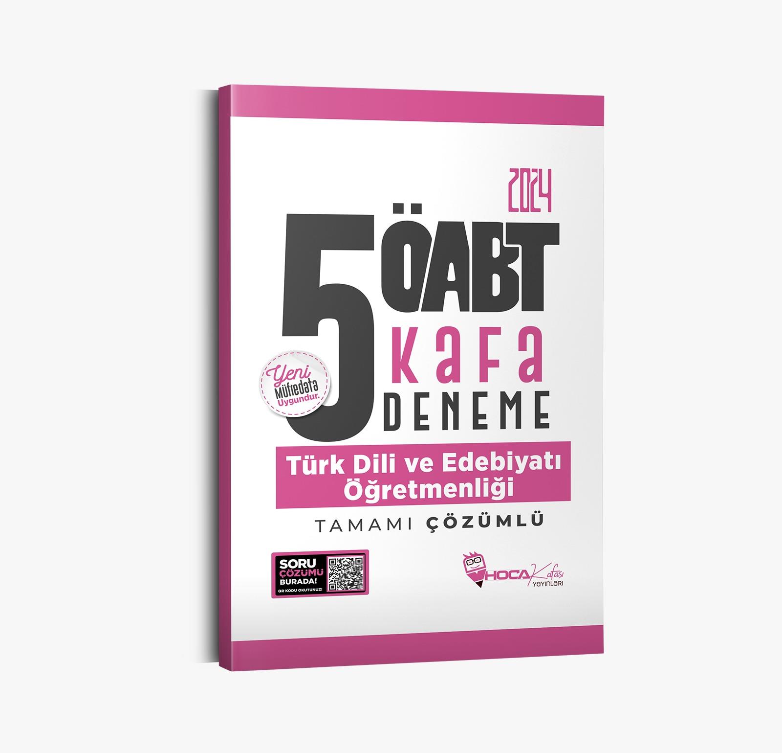 2024 ÖABT Atayan Türk Dili ve Edebiyatı 5 Kafa Deneme (QR Kod Çözümlü)