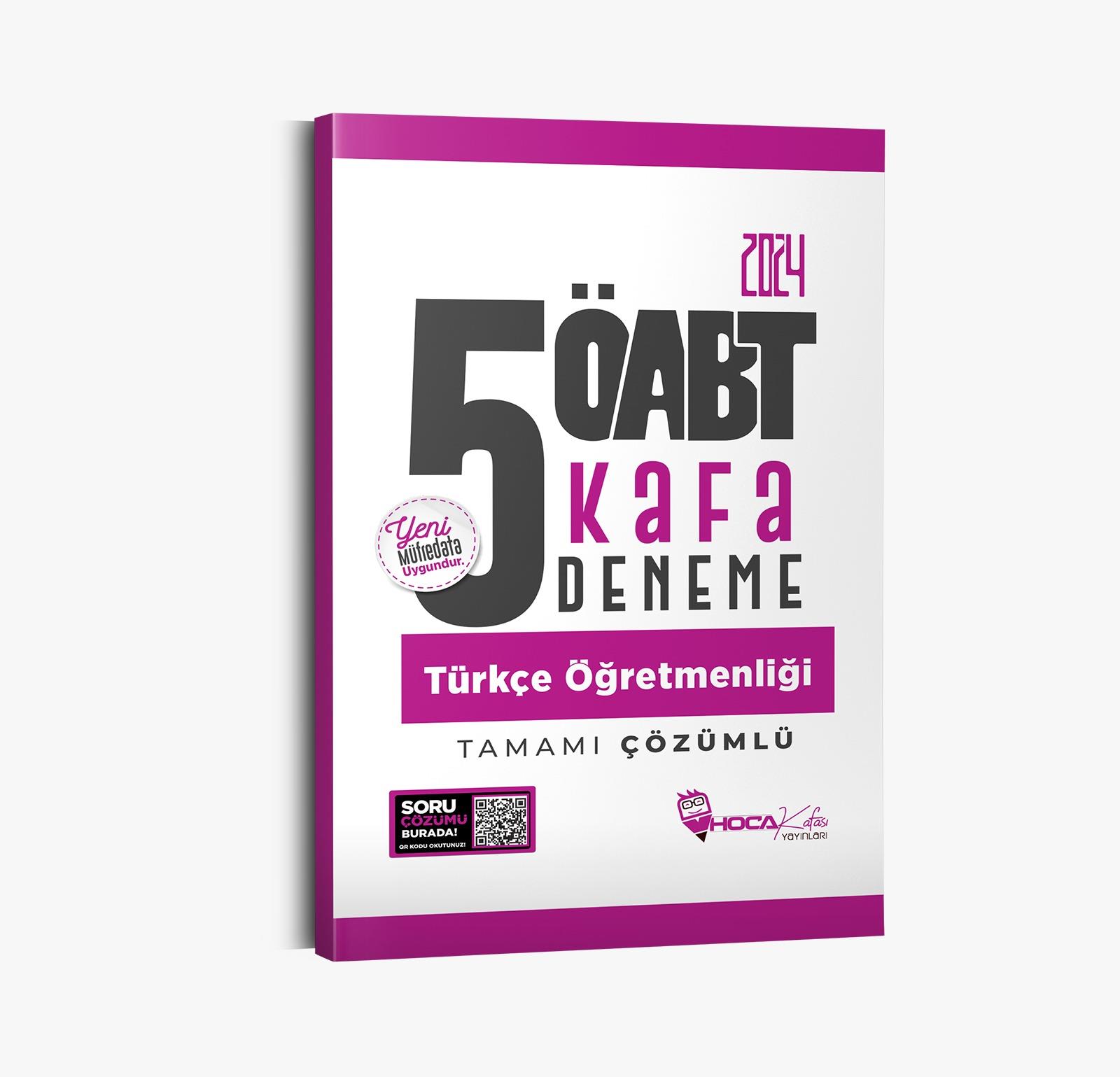 2024 ÖABT Atayan Türkçe Öğretmenliği 5 Kafa Deneme  (QR Kod Çözümlü)