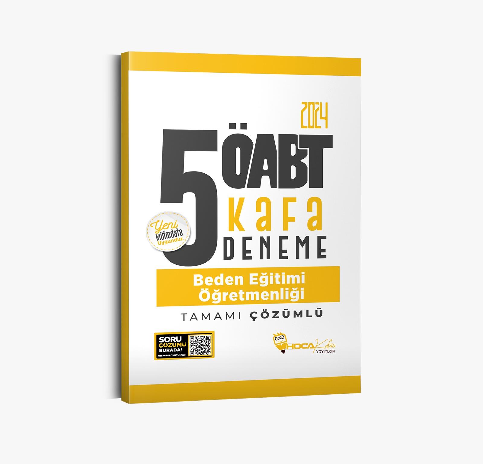 2024 ÖABT Beden Eğitimi Öğretmenliği 5 Kafa Deneme (QR Kod Çözümlü)