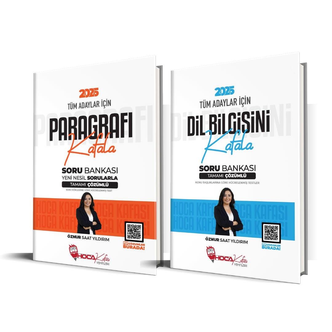 2025 KPSS Dil Bilgisini Kafala-Paragrafı Kafala- Soru Bankası 2 Lİ Set