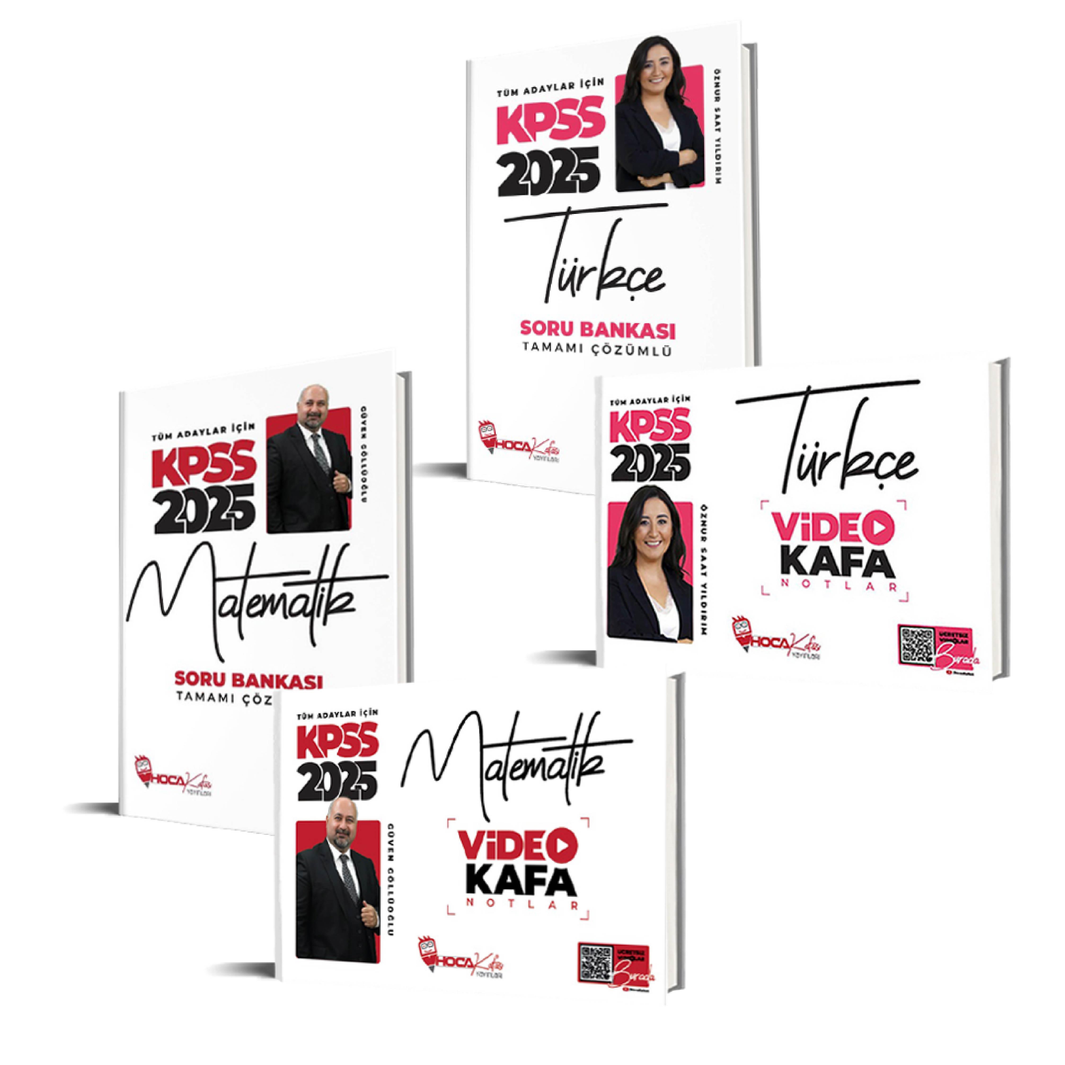 2025 KPSS GY -GK Türkçe Soru- Video+Matematik Soru- Video 4 Lü Set