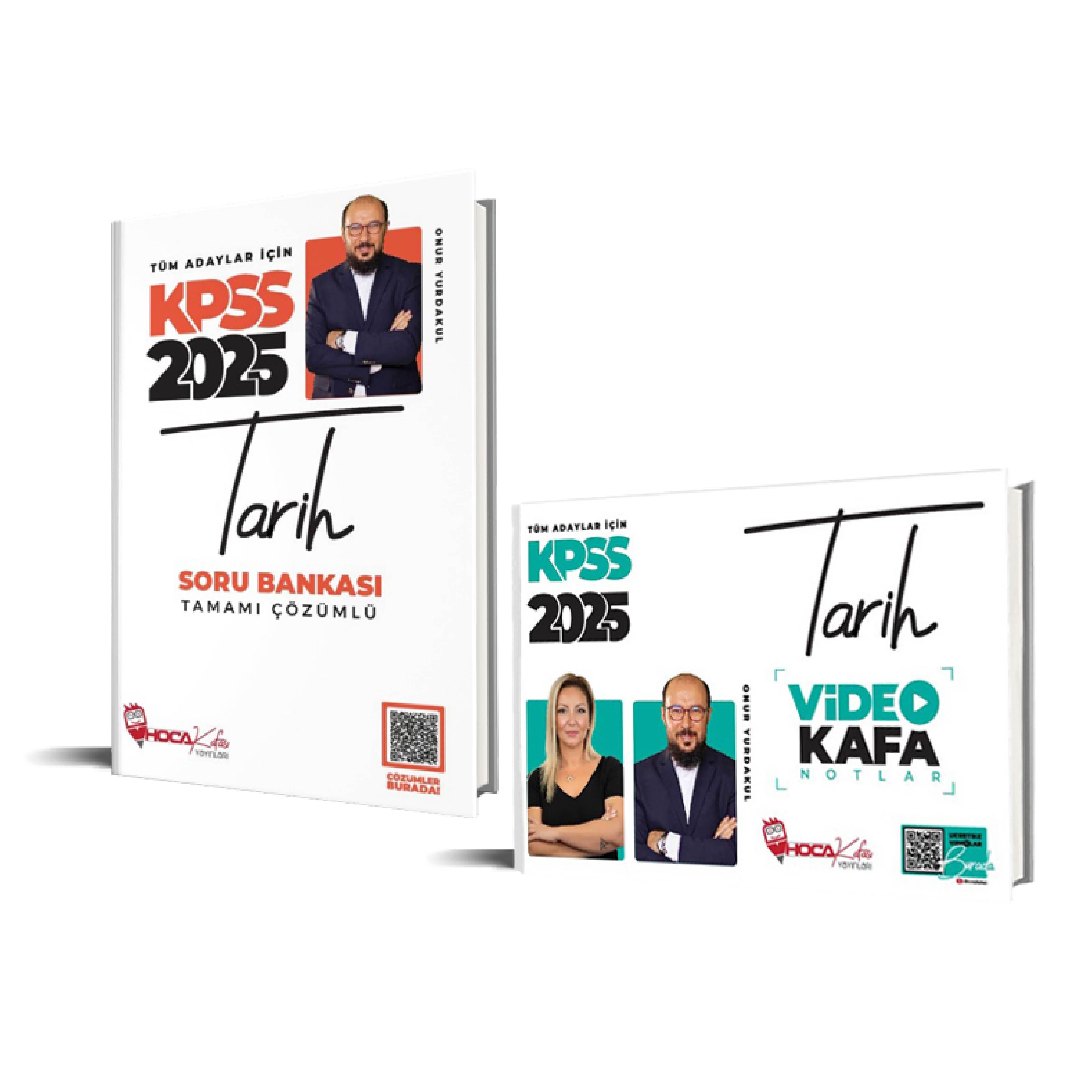2025 KPSS Tarih Soru Bankası-Tarih Video Notlar 2 Li Set - ONUR YURDAKUL