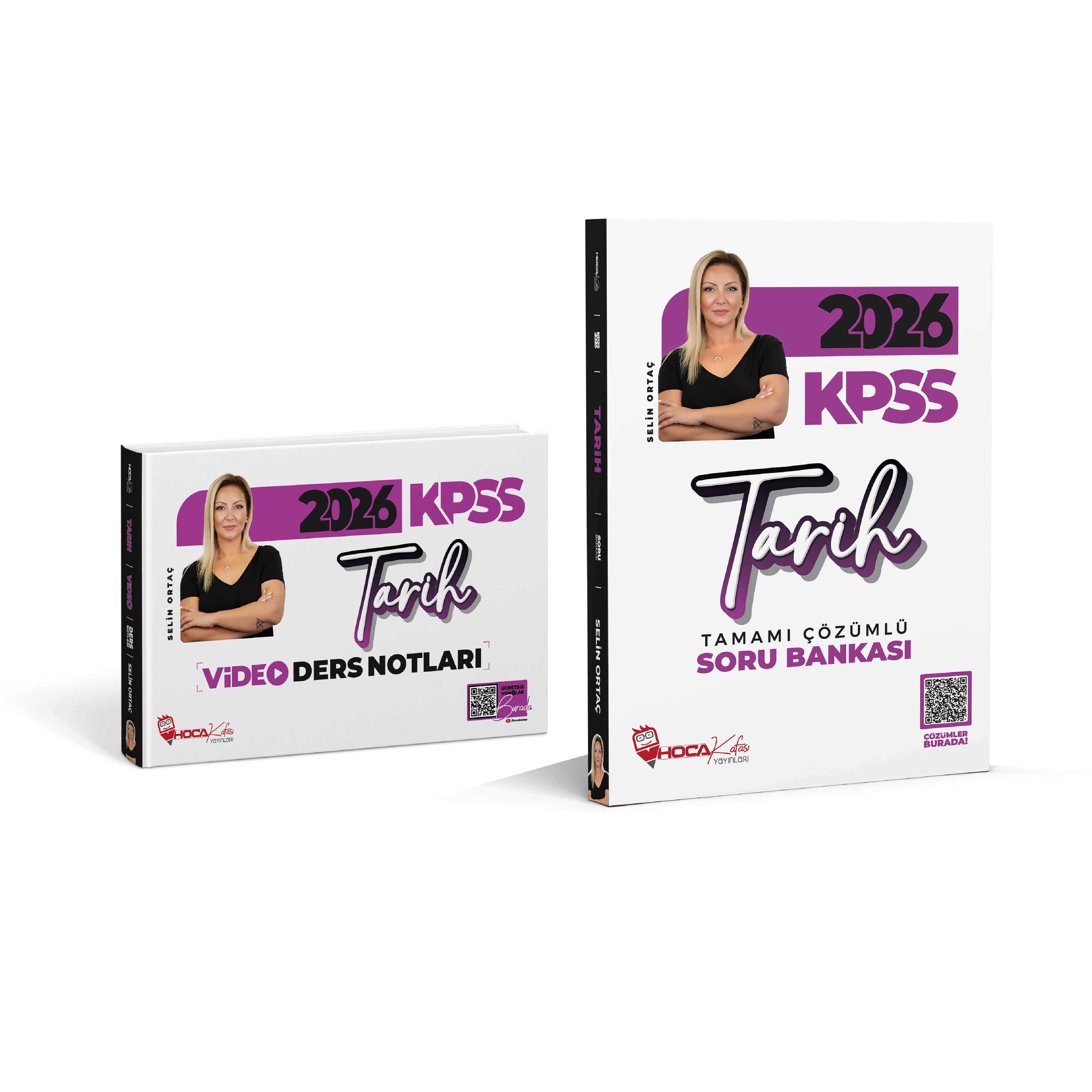2026 KPSS Tarih Soru Bankası- Tarih Video Kafa Notlar 2 Li Set