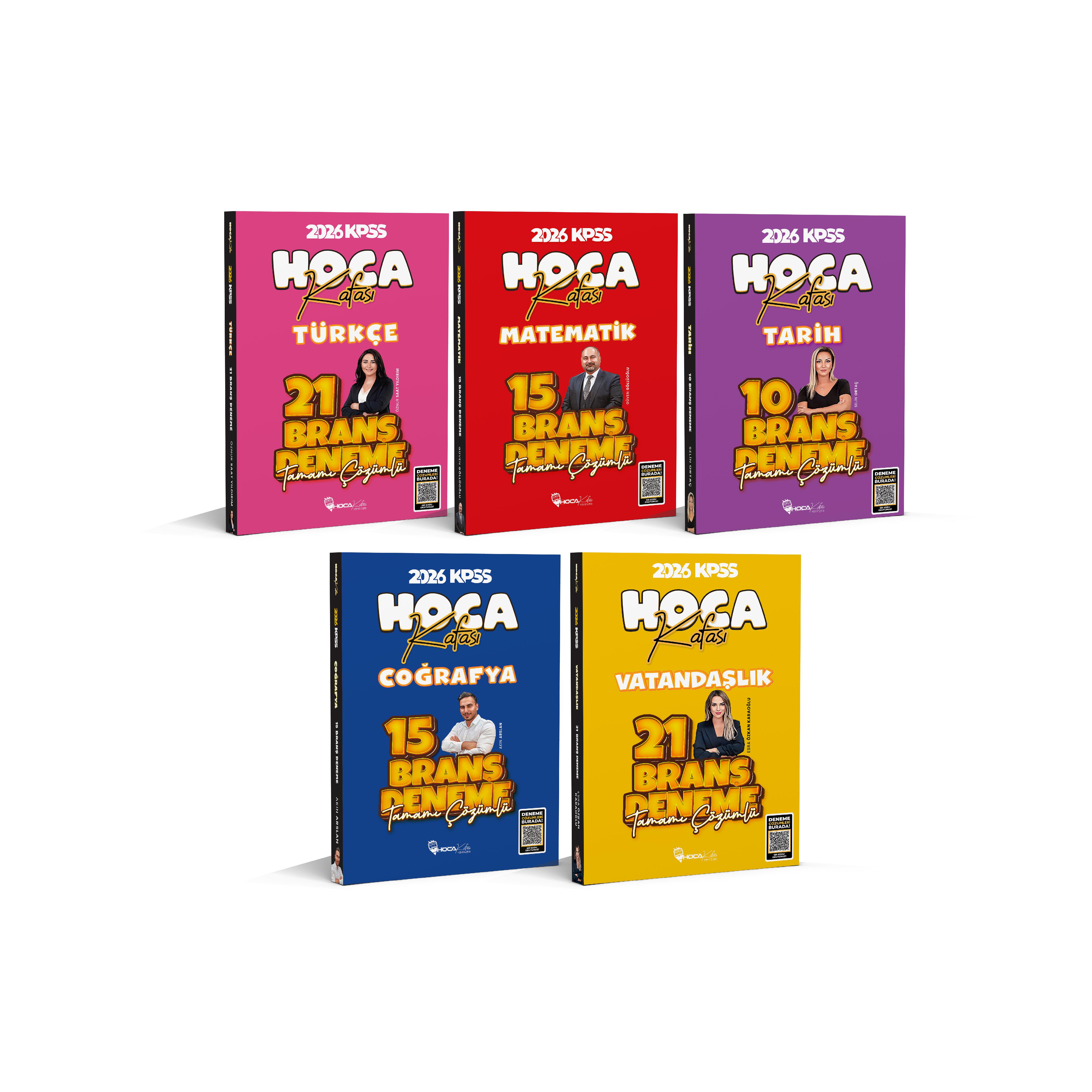 2026 KPSS Türkçe 21 Li- Matematik 15 Li- Coğrafya 15 Li-Tarih 10 Lu-Vatandaşlık 21 Li Branş Deneme