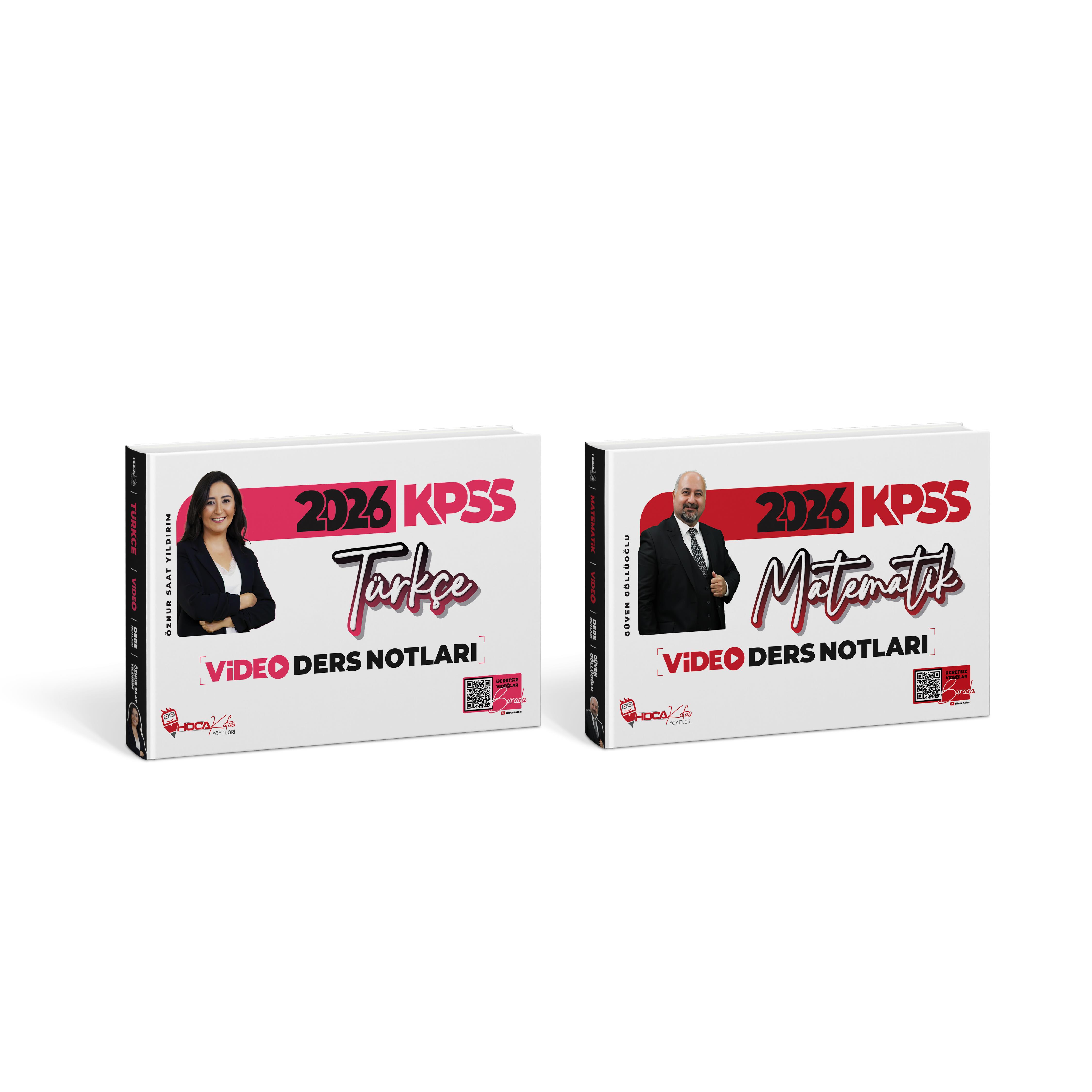 2026 KPSS Türkçe Video Ders Notlar - Matematik Video Ders Notlar 2 Li Set