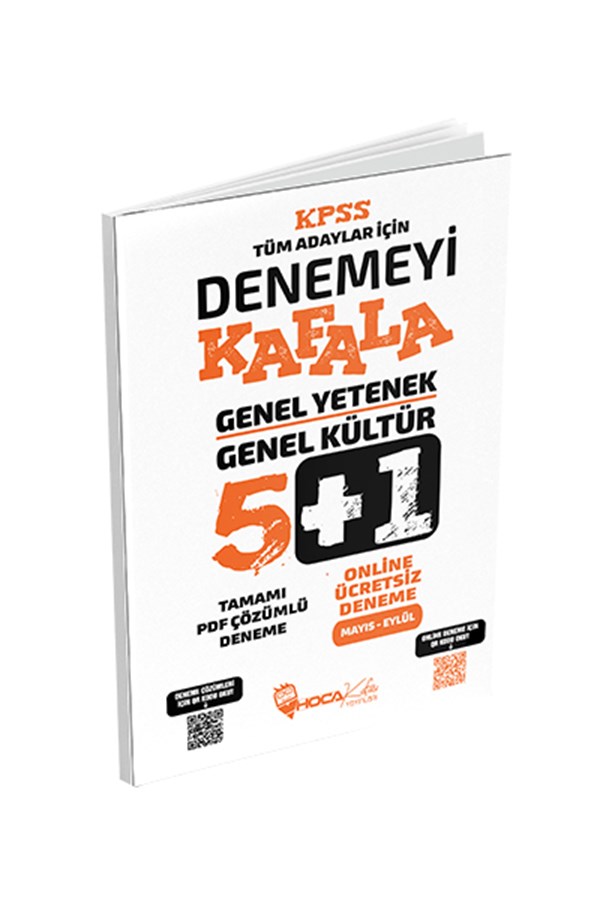 Kpss 2021 Genel Yetenek Genel Kültür Denemeyi kafala Hoca Kafası Yayınları 