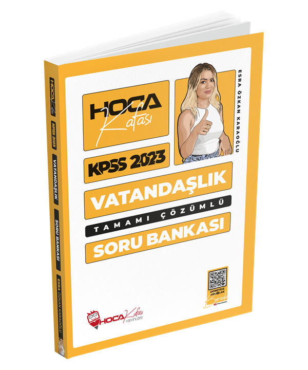 KPSS 2023 Vatandaşlık Soru Bankası - Esra Özkan Karaoğlu - Hoca Kafası Yayınları