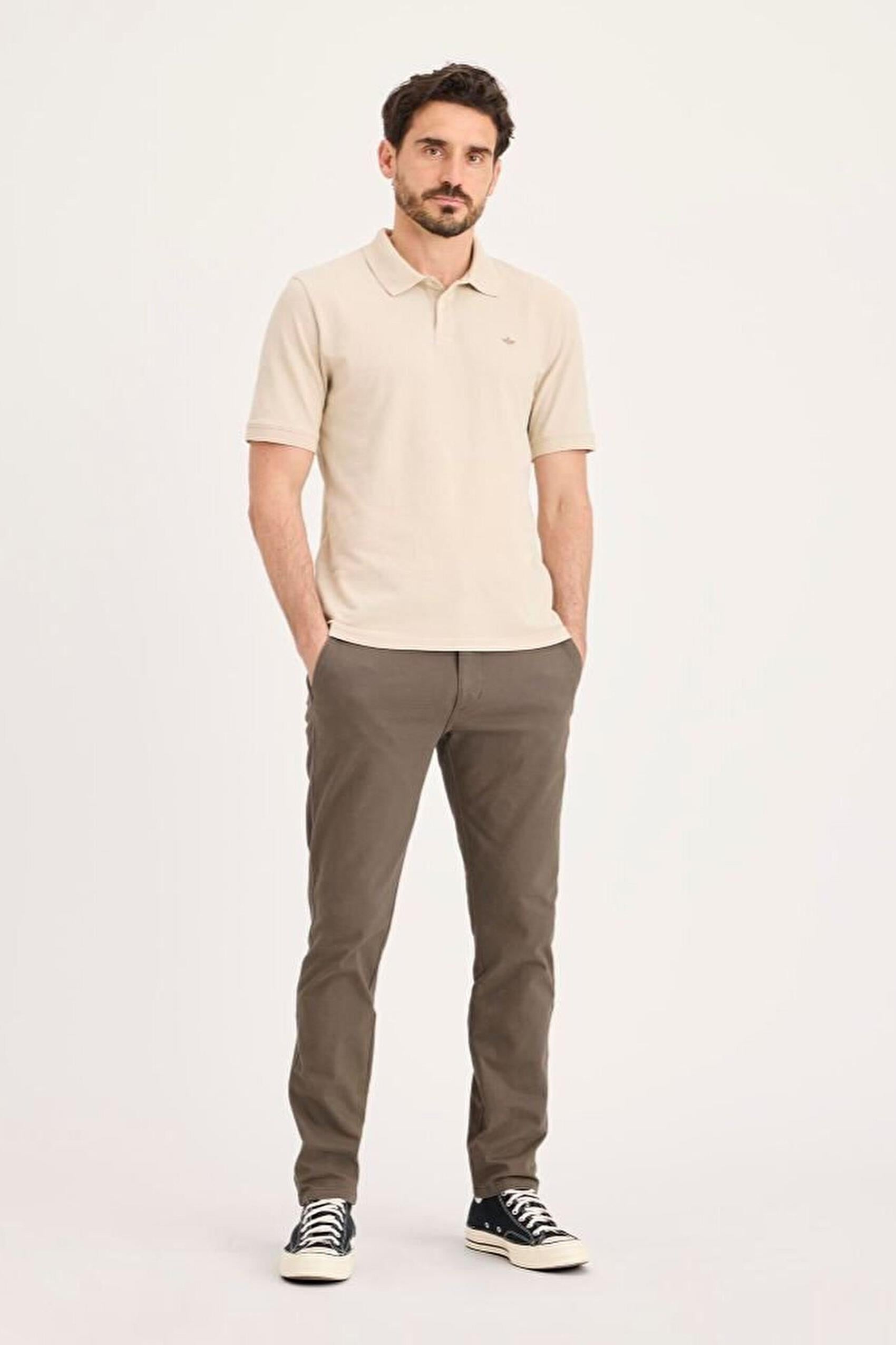 Smart 360 Flex Ultimate Chino Skinny Fit Pantolon Brown