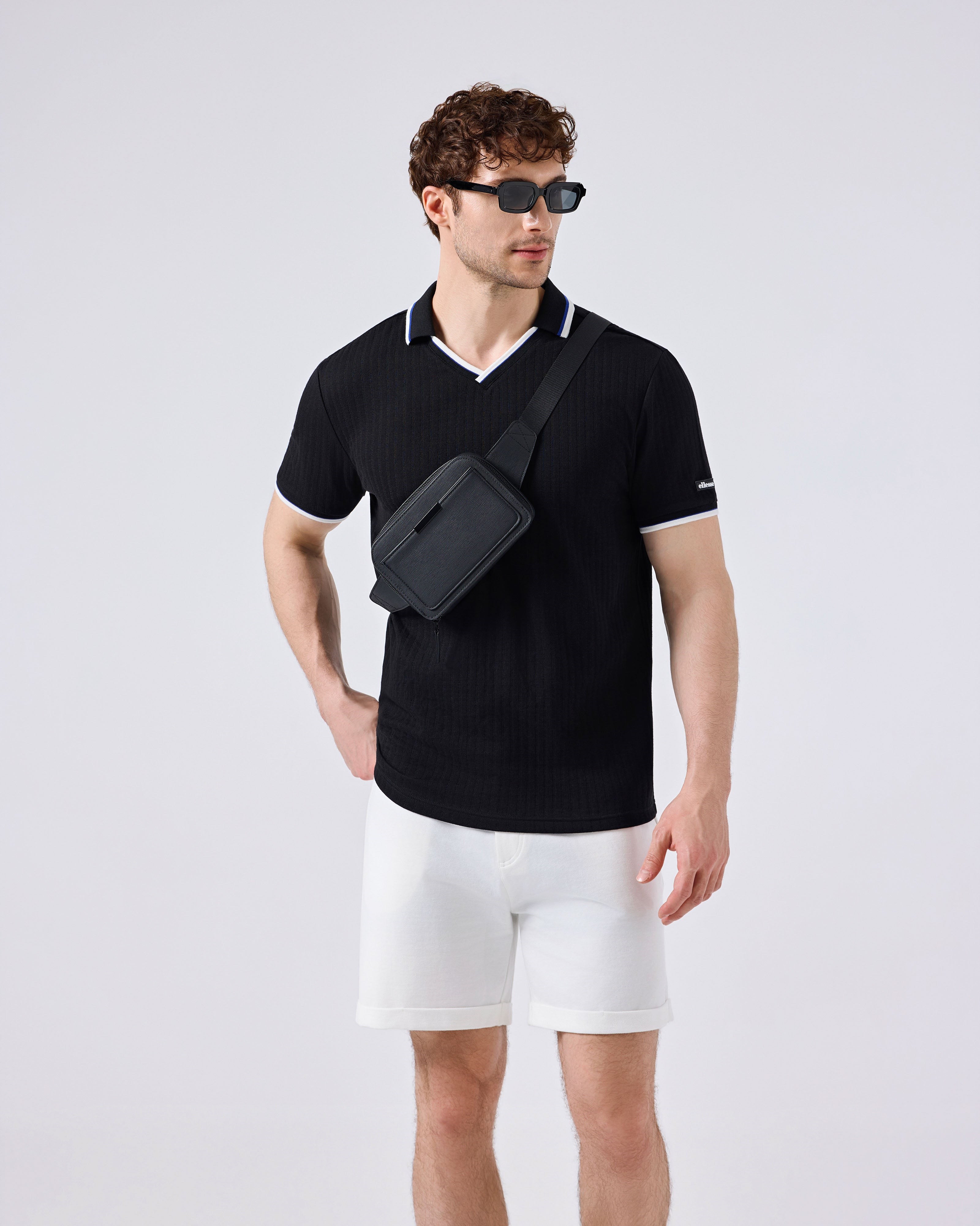 Ellesse Erkek Polo Tişört EM491-BK Black