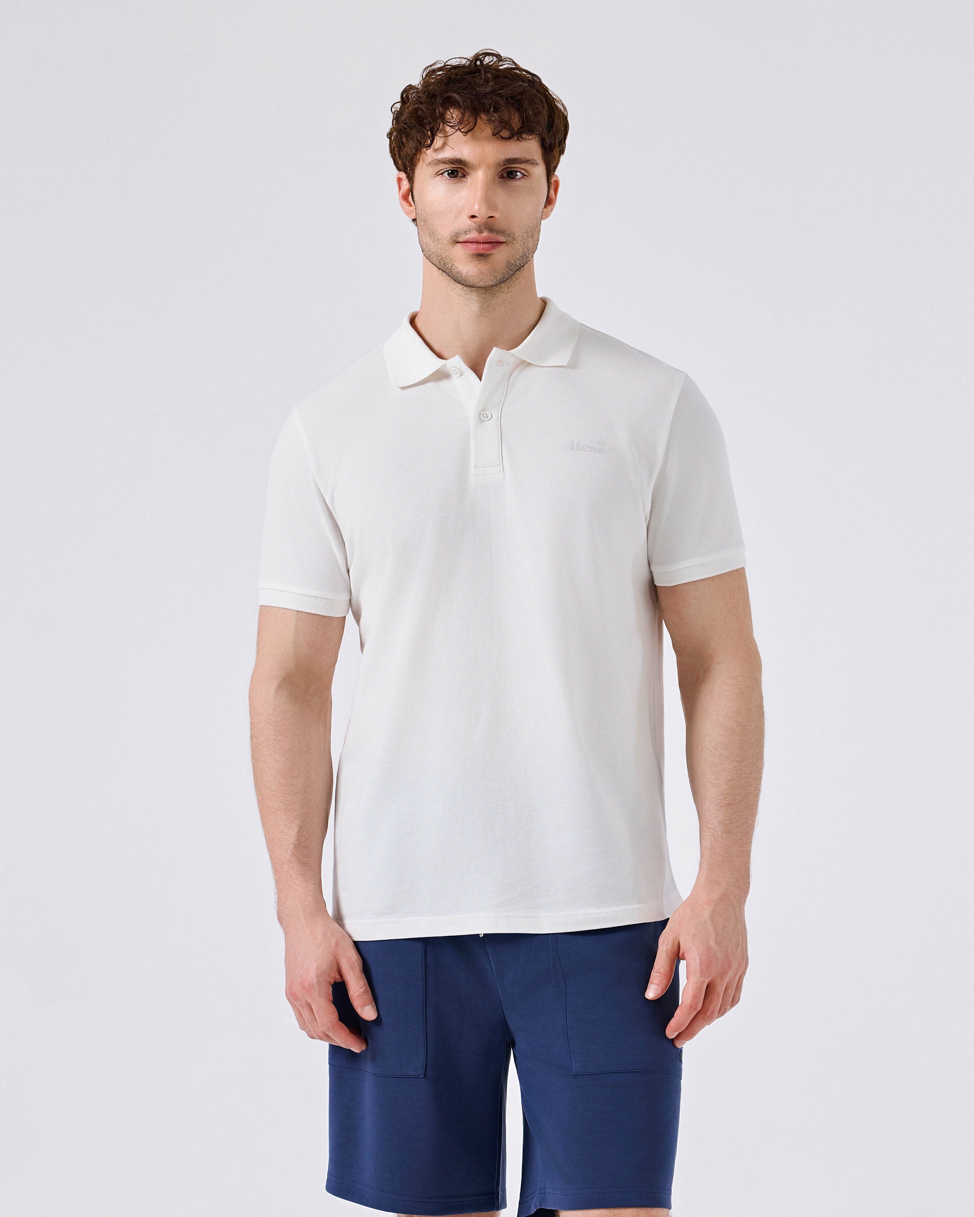 Ellesse Erkek Polo Tişört M-6SM5018-OF Off White