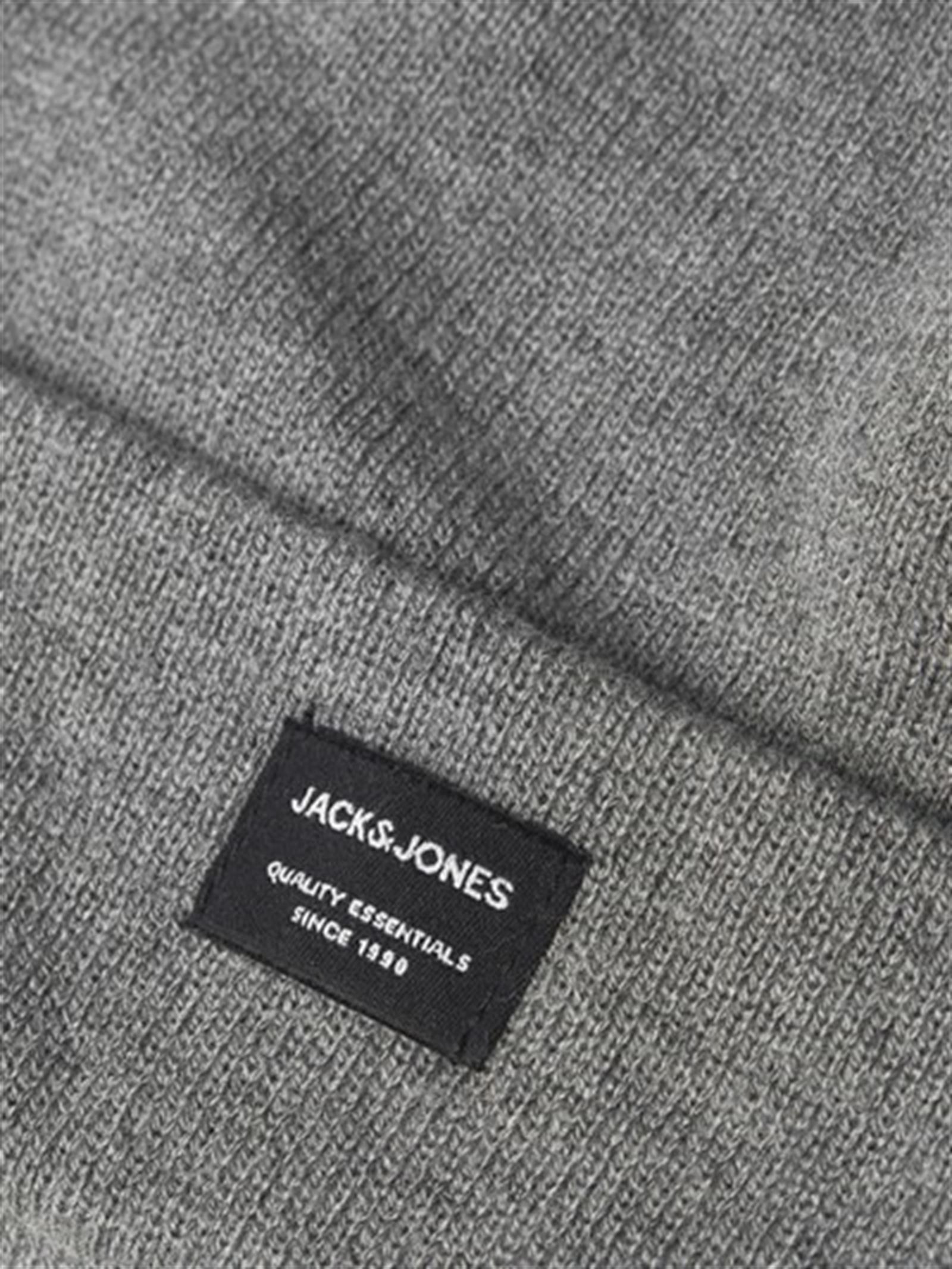 JACDNA BEANIE NOOS GREY