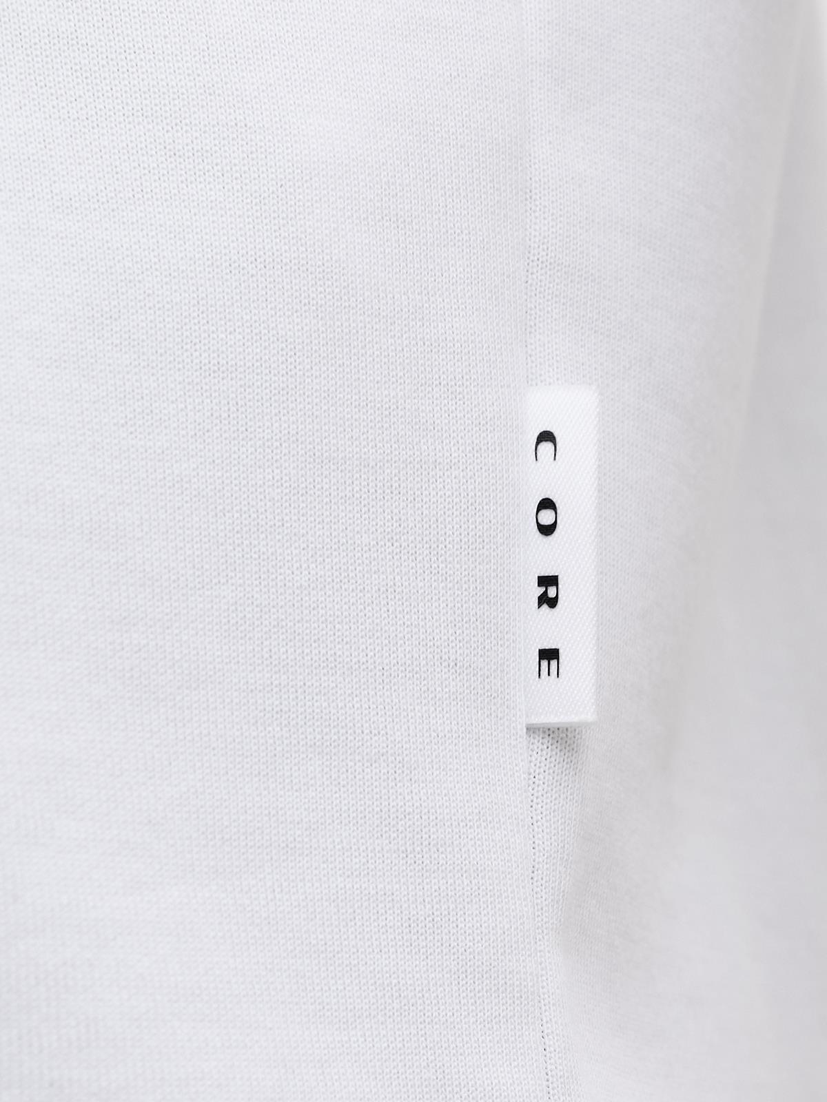 JCOFUSION CHEST BRAND TEE SS CREW NOOS Bright White