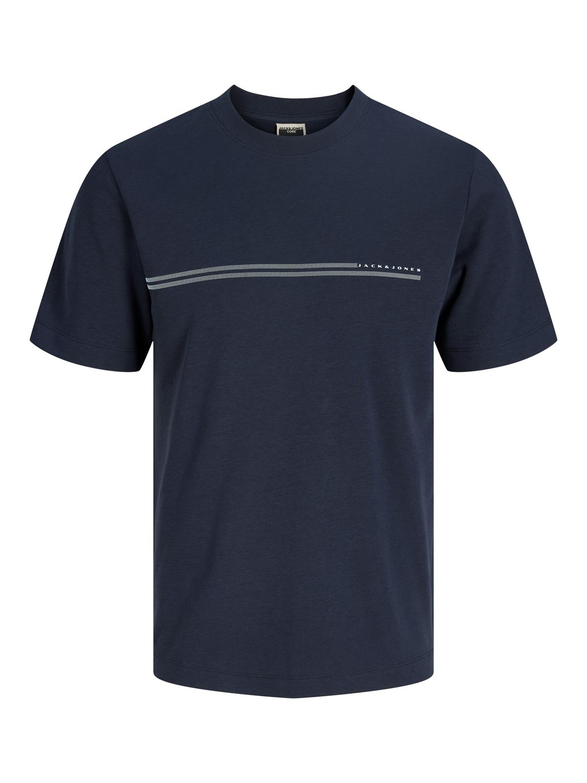 JCOFUSION CHEST BRAND TEE SS CREW NOOS Outer Space
