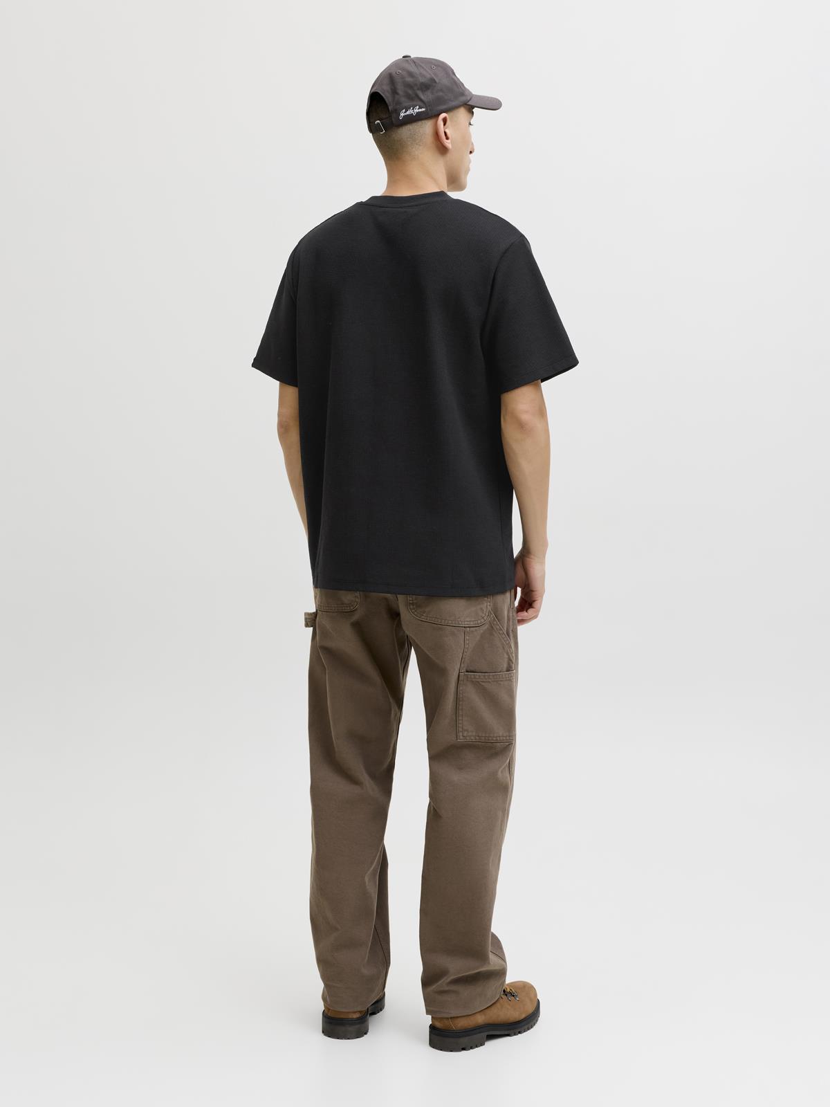 JJDAYTONA TEE SS CREW NECK SN Black