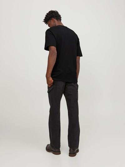 JJEBRADLEY TEE SS O-NECK NOOS Black