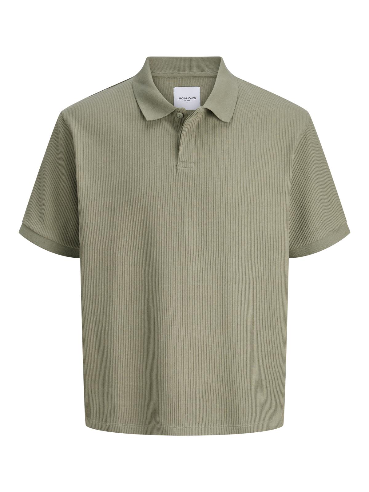 JJEHARRISON STRUCTURE POLO SS LN Vetiver