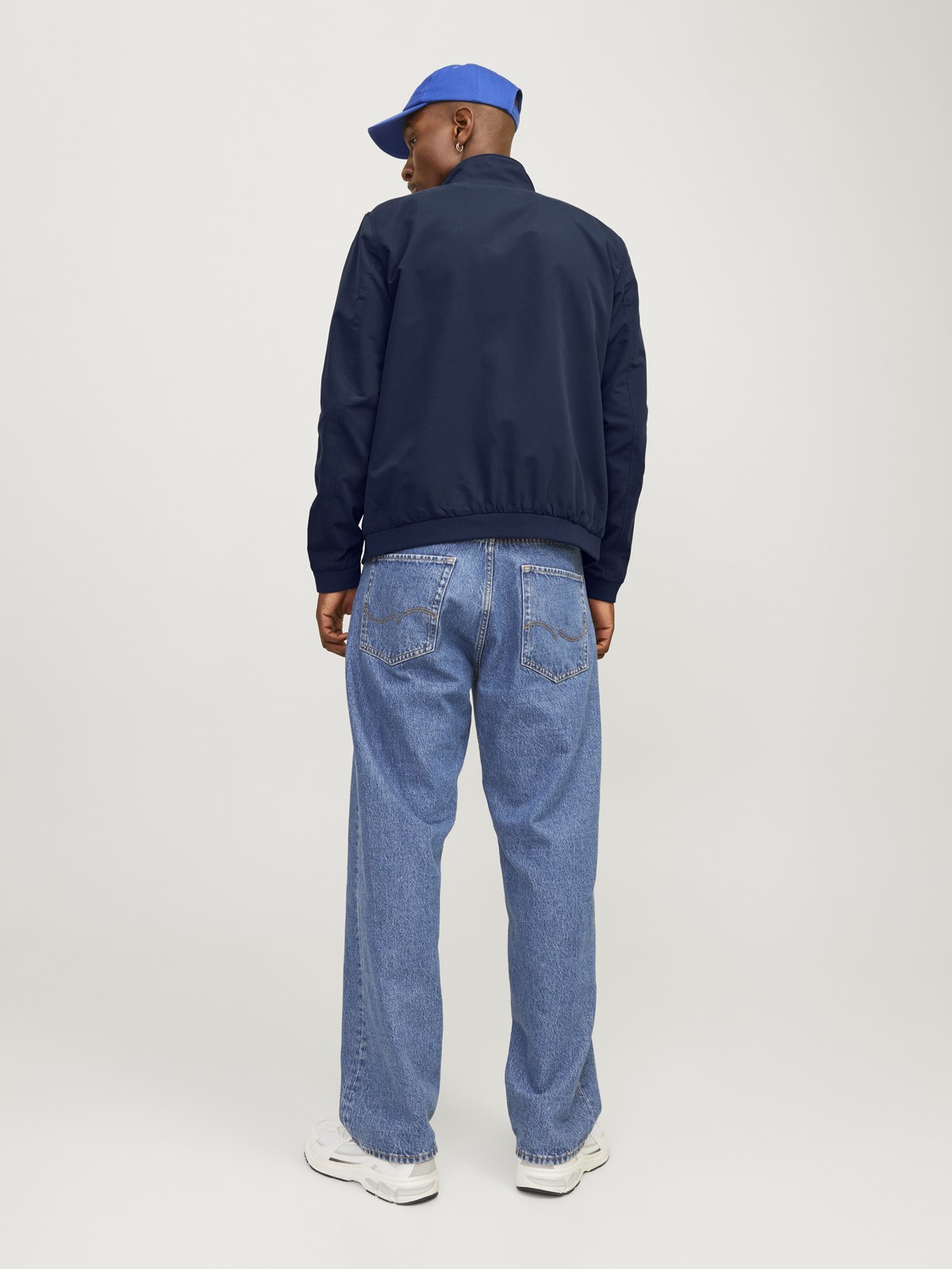 JJERUSH HARRINGTON BOMBER NOOS Navy Blazer