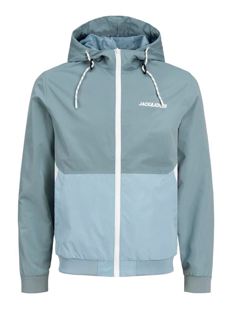 JJERUSH HOOD BOMBER NOOS Blue Denim