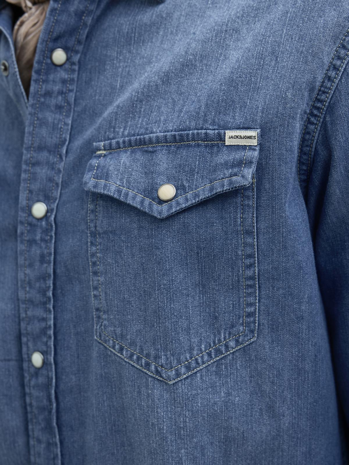 JJESHERIDAN SHIRT L/S NOOS Blue Denim