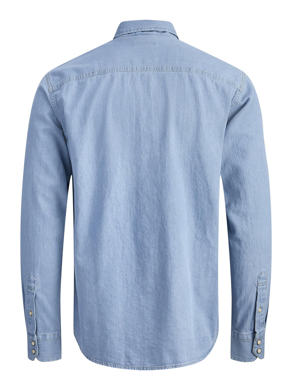 JJESHERIDAN SHIRT L/S NOOS Light Blue