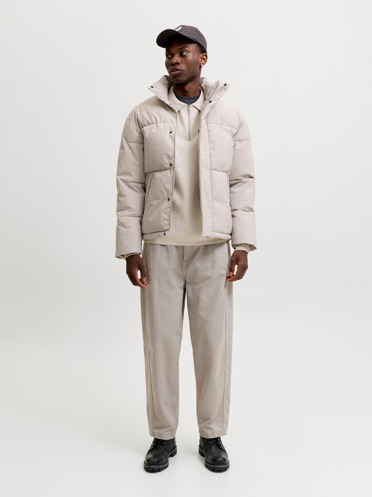 JJESOHO PUFFER COLLAR AW26 SN Dove