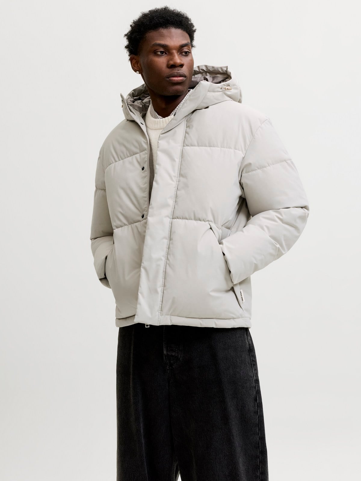 JJESOHO PUFFER HOOD AW26 SN Dove