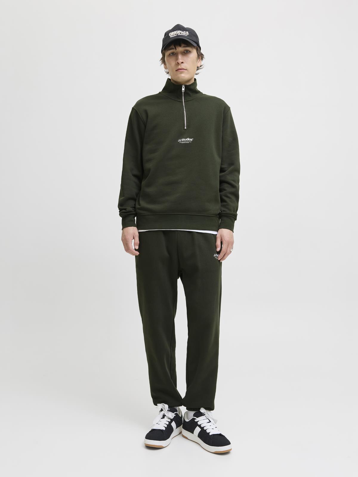 JJESOHO SWEAT QUARTER ZIP HN NOOS Duffel Bag