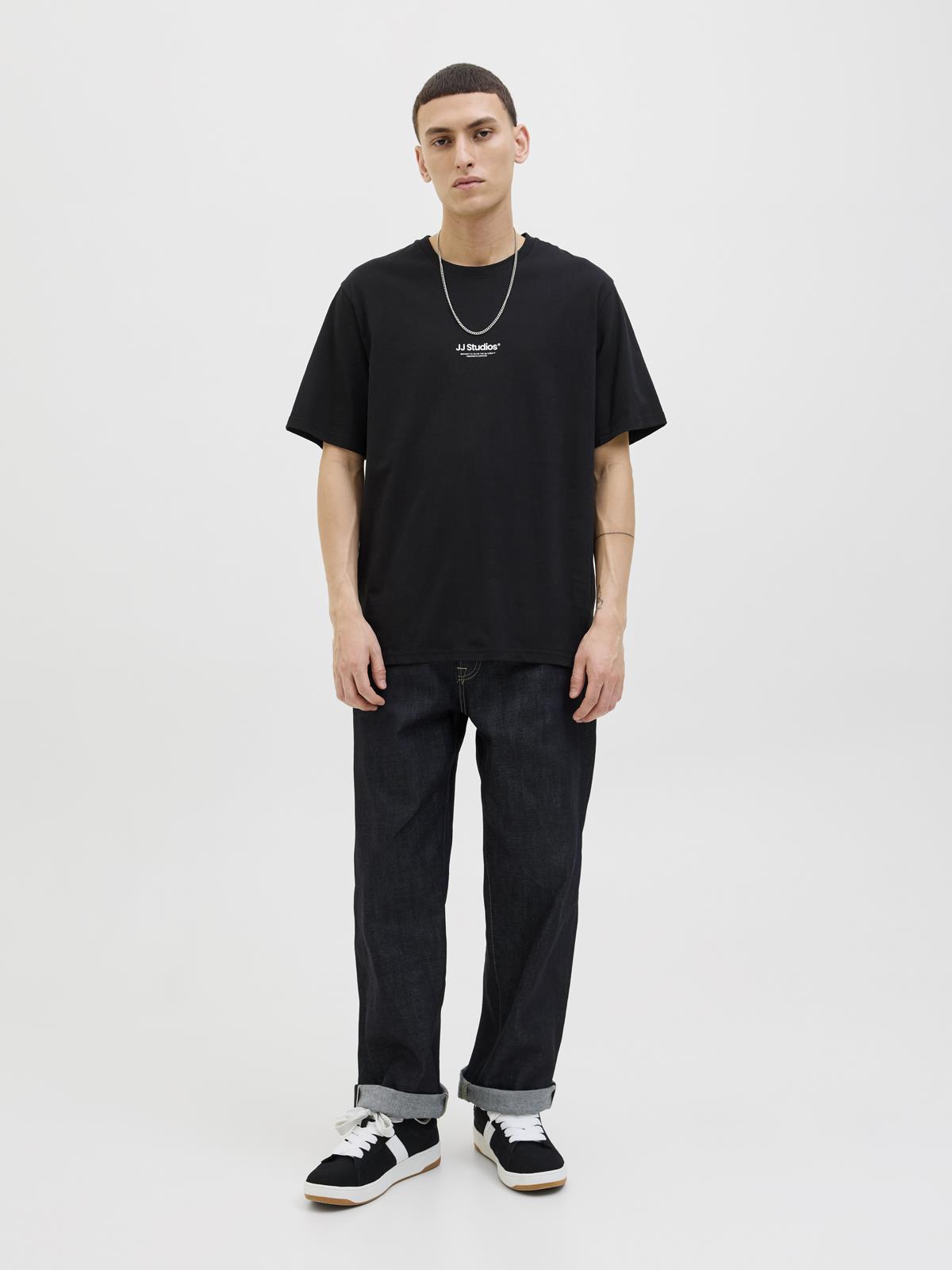 JJESOHO TEE SS CREW NECK NOOS Black