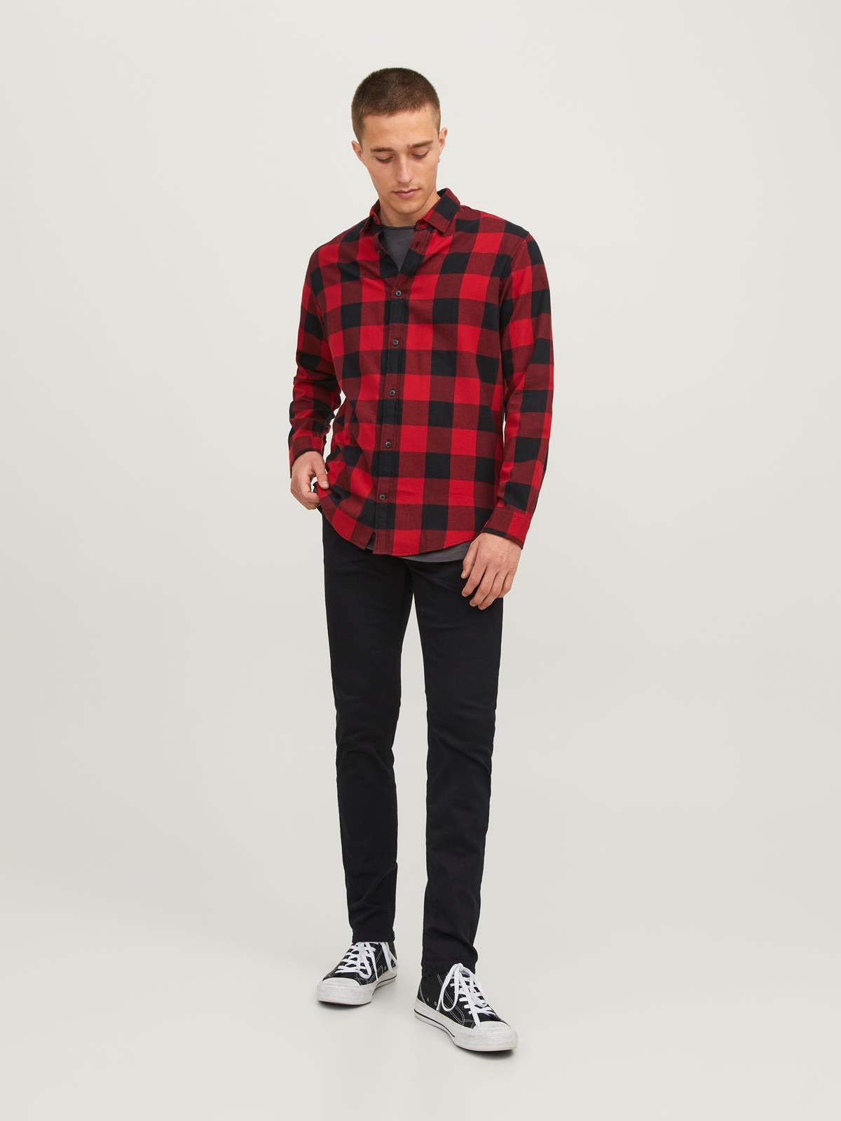 JJIGLENN JJICON JJ 177 50SPS NOOS Black Denim