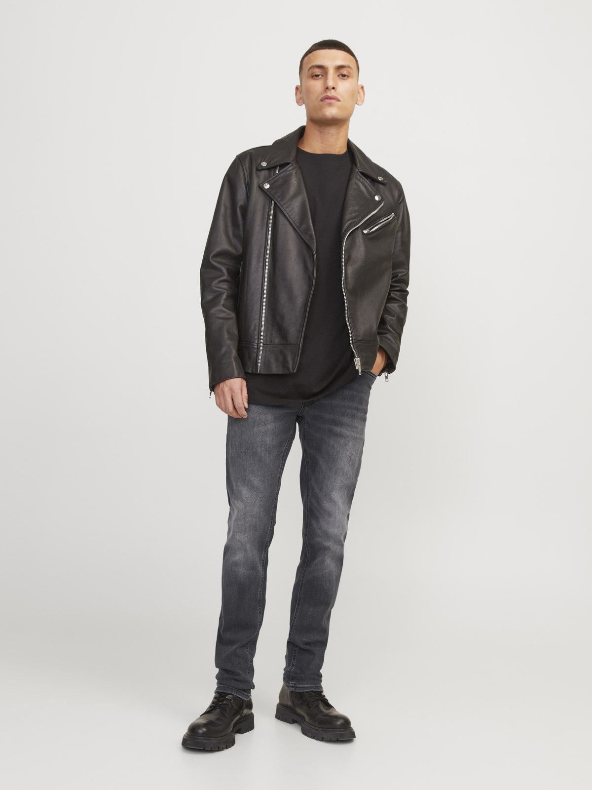 JJIGLENN JJORIGINAL CB 817 NOOS Black Denim