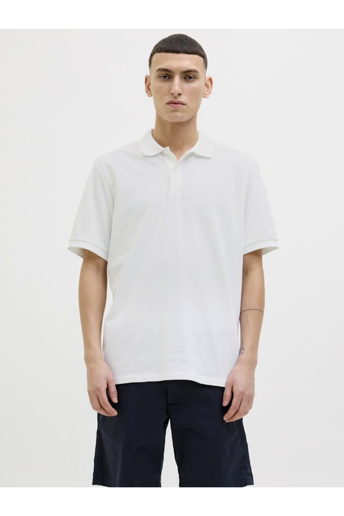 JJKANE POLO SS Bright White