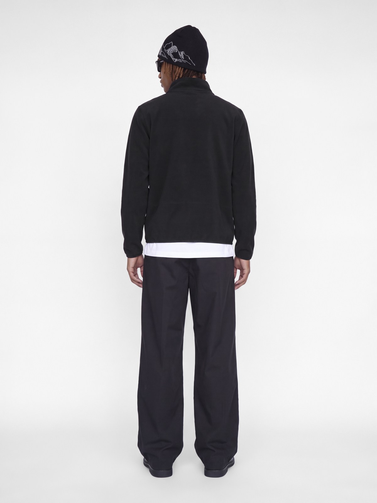 JJSTIGNES HIGH NECK FULL ZIP Black