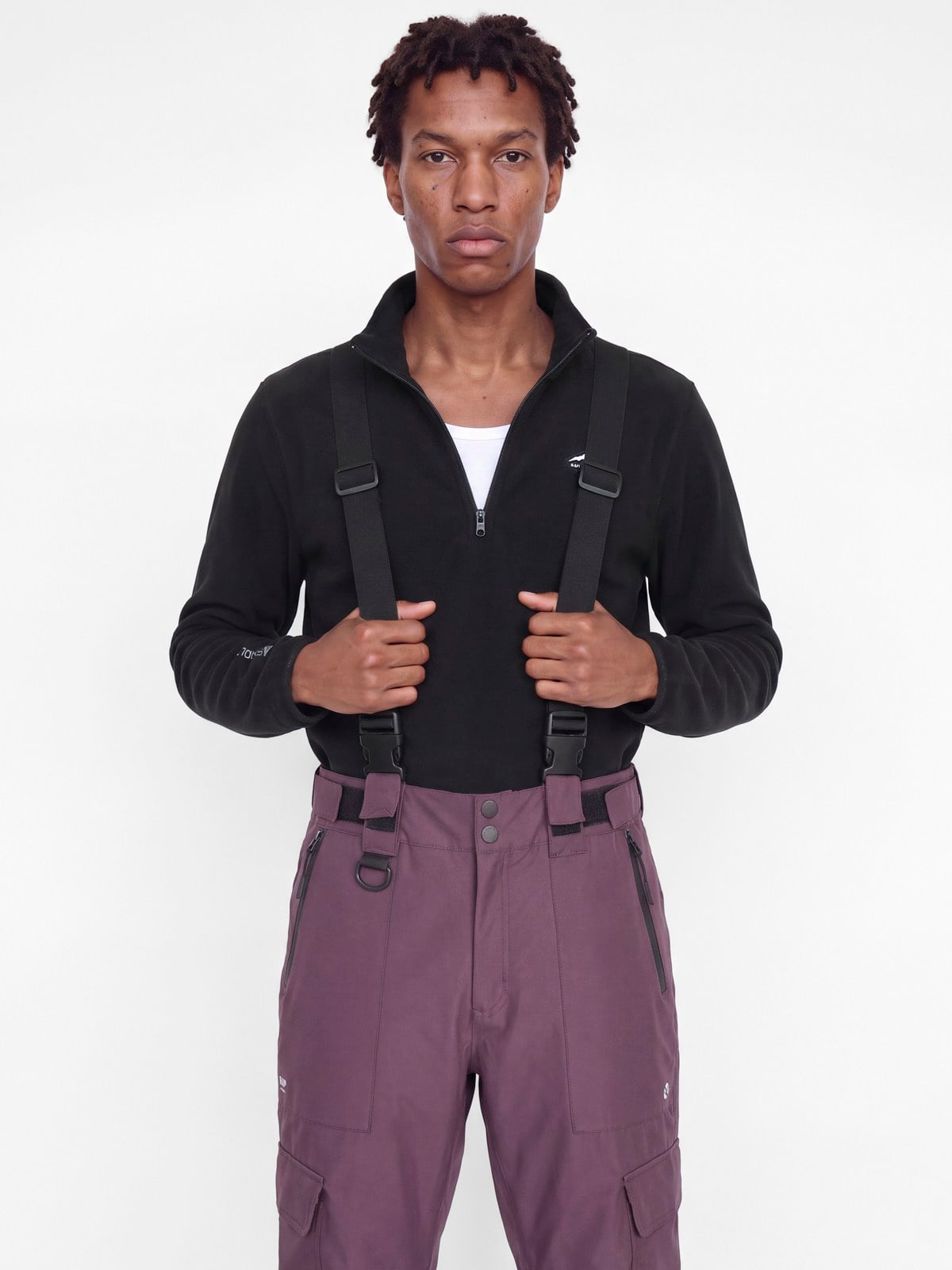 JJSTIGNES HIGH NECK HALF ZIP Black