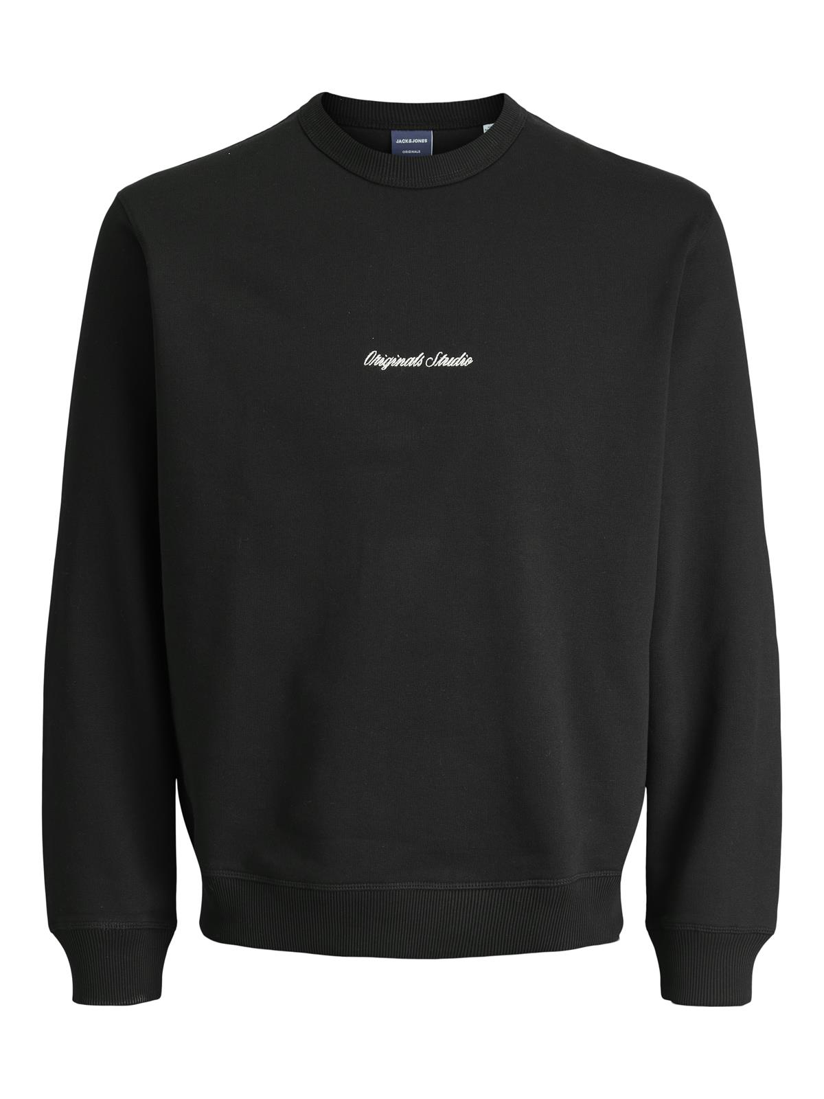 JORNORREBRO EMB SWEAT CREW NOOS Black