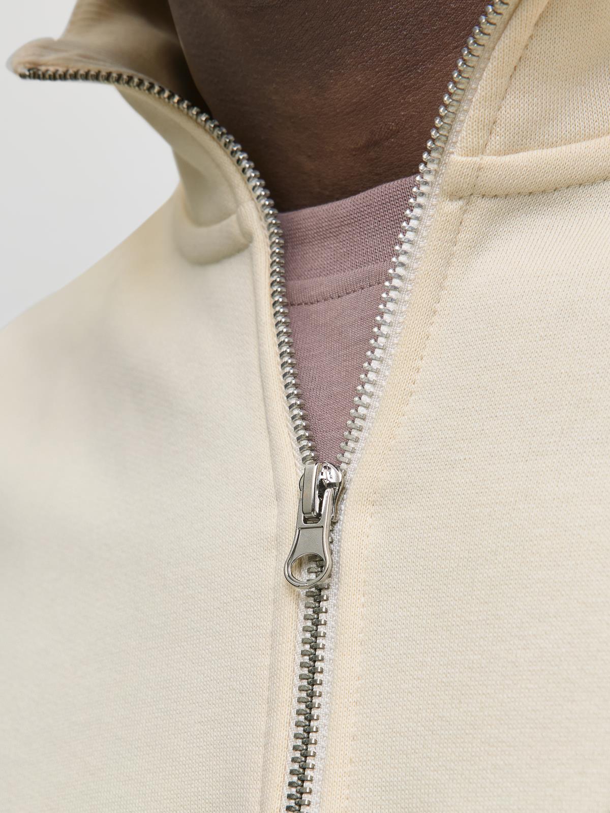 JORNORREBRO EMB SWEAT HIGH NECK NOOS Antique White