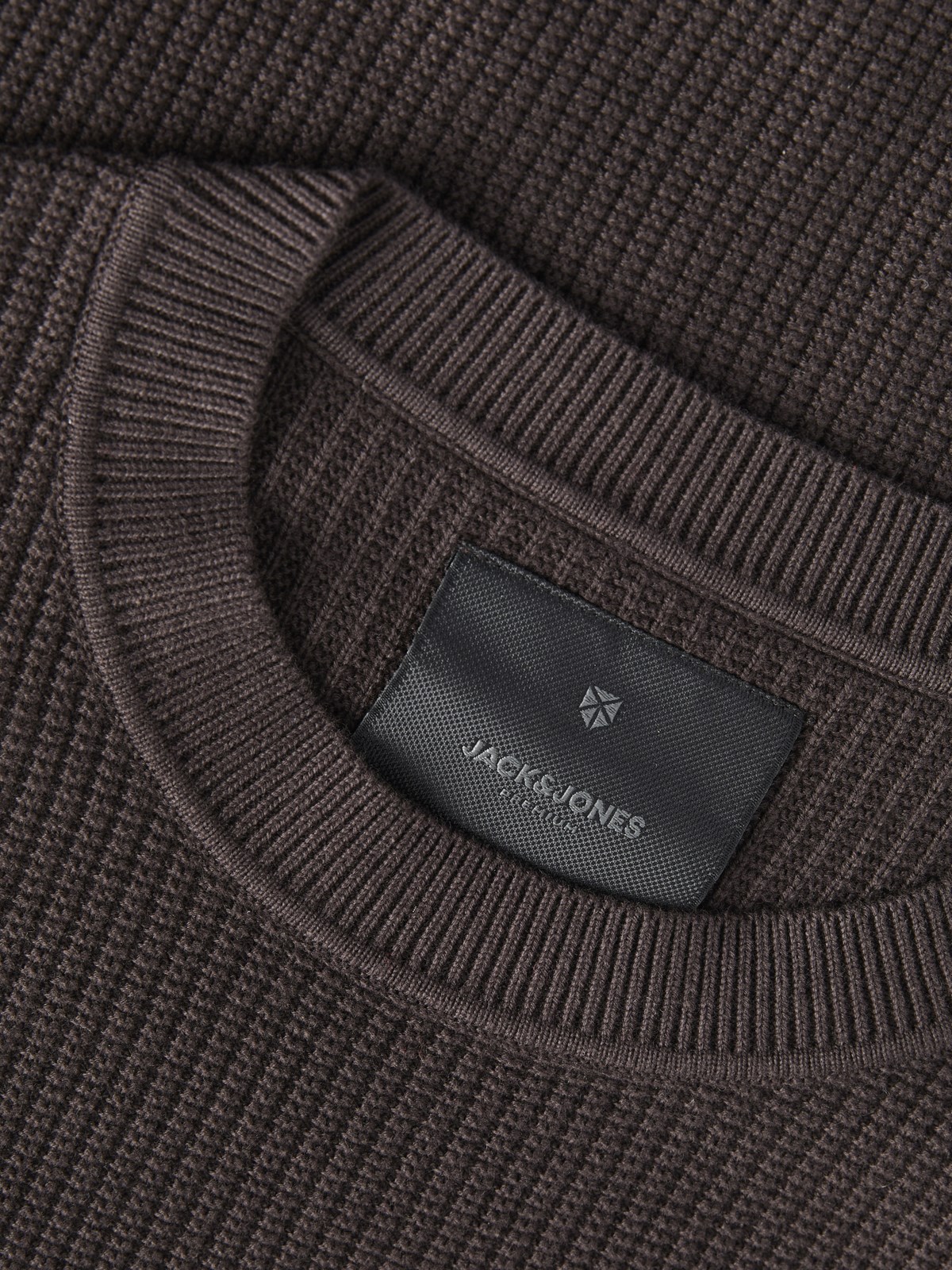 JPRBLACONNOR KNIT CREW NECK Chocolate