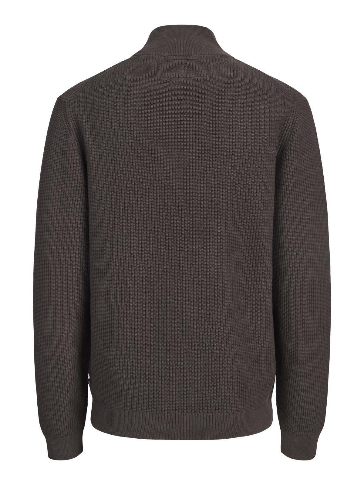 JPRBLACONNOR KNIT HALF ZIP Chocolate